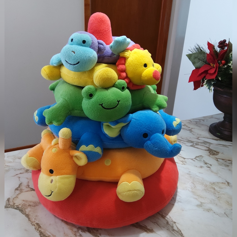 koala 18" plush baby stackable rings